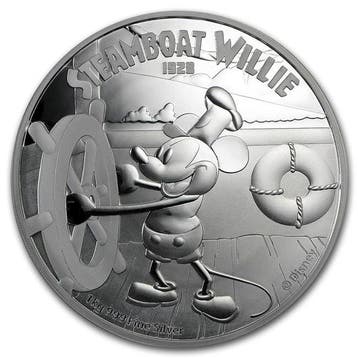 Niue. 100 Dollars 2015 1 Kilo $100 NZD Niue Silver Disney