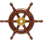 Houten Stuurwiel Boot Mahonie 320mm, Watersport en Boten, Ophalen of Verzenden, Nieuw