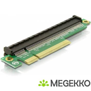 Delock 89166 PCIe-uitbreidingsriserkaart x8 > x16, Verzenden, Nieuw