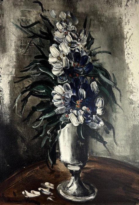 Maurice De Vlaminck (1876-1958) - Vase De Fleurs, Antiek en Kunst, Antiek | Overige Antiek
