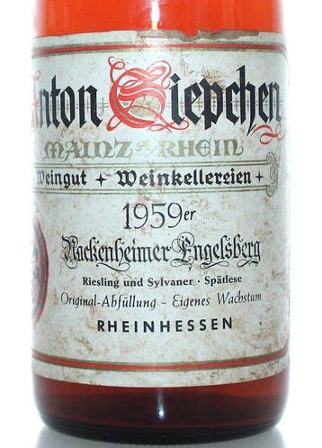 1959 Nackenheimer Engelsberg Riesling + Silvaner Spätlese -, Verzamelen, Nieuw