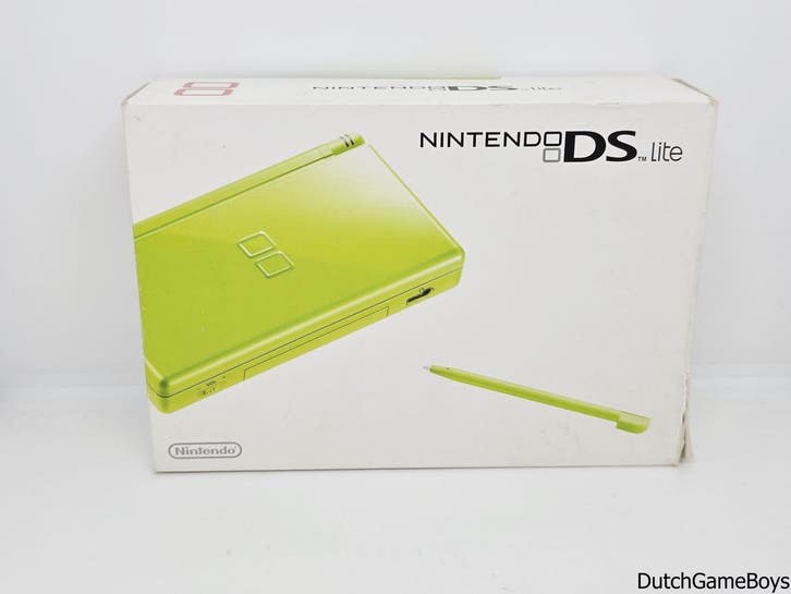 Nintendo DS Lite - Console - Lime Green - Boxed, Games en Spelcomputers, Spelcomputers | Nintendo DS, Gebruikt, Verzenden