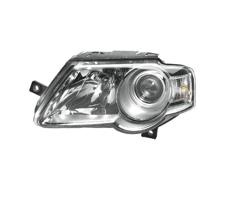 Phare Gauche Pour Volkswagen Vw Passat 05-10 Fond Chromé, Autos : Pièces & Accessoires, Éclairage, Envoi