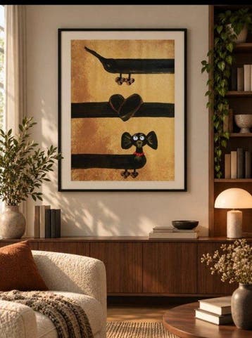 Tetiana Zaitseva (XX) - Acrylic painting XL Lady Love