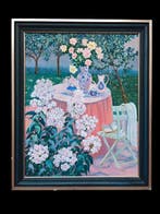 Contemporary spanish school (XX) - NO RESERVE - Flowers in