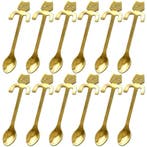 Fako Bijoux - 12x Theelepel / Koffielepel Hangende Kat -, Verzenden, Nieuw