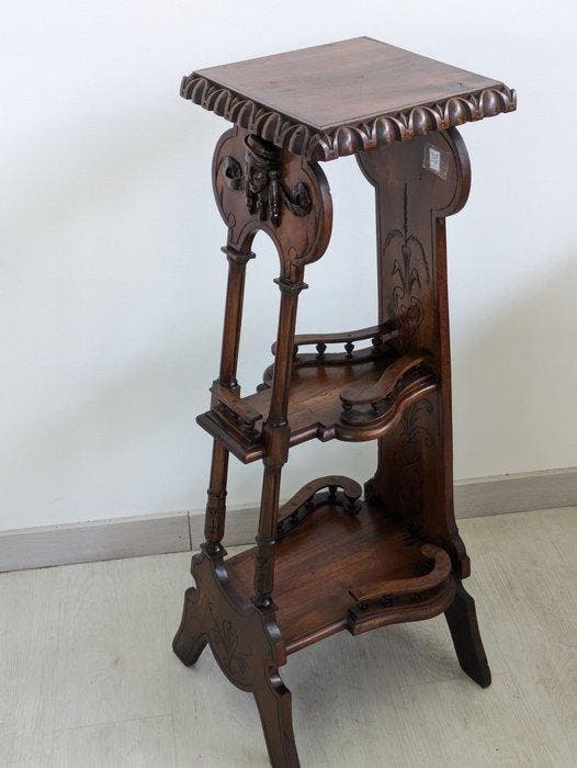Support - Bois - Porte-plantes en bois, Antiek en Kunst, Curiosa en Brocante