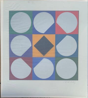 Victor Vasarely (1906-1997) - Composition Cinétique Opale 3