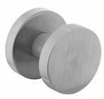 Intersteel Knop plat vast op rozet Ø52X10mm verdekt RVS, Ophalen of Verzenden