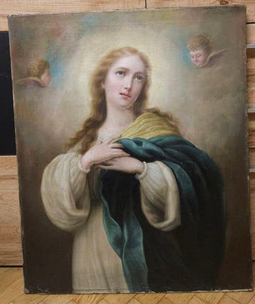 Bartolomé Estebán Murillo (1617-1682), D’après - Madonna