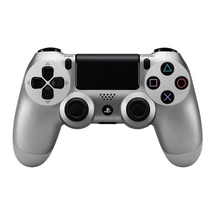 Playstation 4 / PS4 Controller DualShock 4 Zilver, Games en Spelcomputers, Spelcomputers | Sony PlayStation 4, Zo goed als nieuw