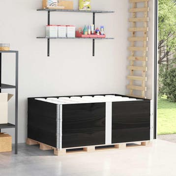 vidaXL Palletopzetranden 3 st 150x100 cm massief grenenhout, Verzenden