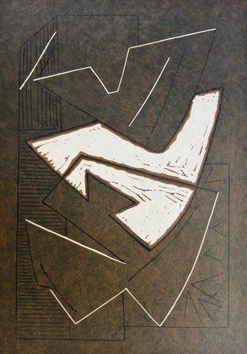 Alberto Magnelli (1888-1971) - La Ferrage - Linogravure