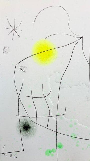 Joan Miro (1893-1983) - LIssue dérobée
