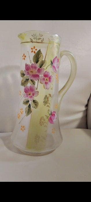 Kan - Glas - Karaf van geblazen glas, Antiquités & Art, Antiquités | Verre & Cristal