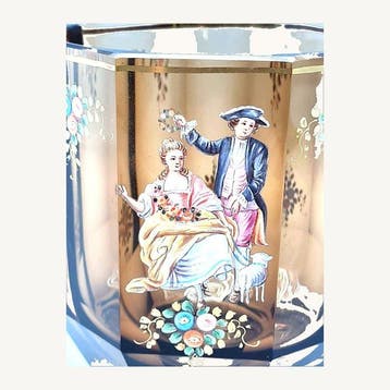 Vase - Émail, Verre, Antiek en Kunst