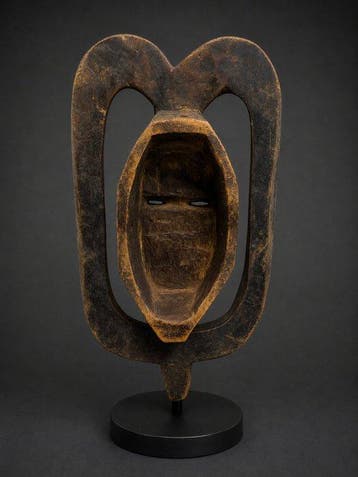 Masque kwele - kwelle - kwele - Gabon (Zonder minimumprijs)