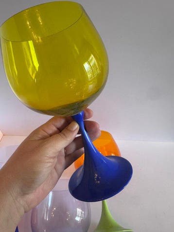 NasonMoretti - Drinkset (8) - Burleske - Muranoglas -