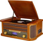 2dekans | Denver Retro Platenspeler MRD51 - Hout - 24x22x12, Ophalen of Verzenden