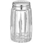 Zoutstrooiers | RVS/Glas | 6 Stuks | Ø40x70(h)mm HENDI, Verzenden, Nieuw in verpakking