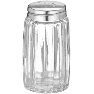 Zoutstrooiers | RVS/Glas | 6 Stuks | Ø40x70(h)mm HENDI, Verzenden