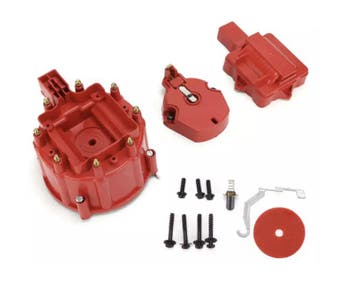 GM V8 verdeelkap en rotor kit compleet rood, Ophalen of Verzenden, Nieuw