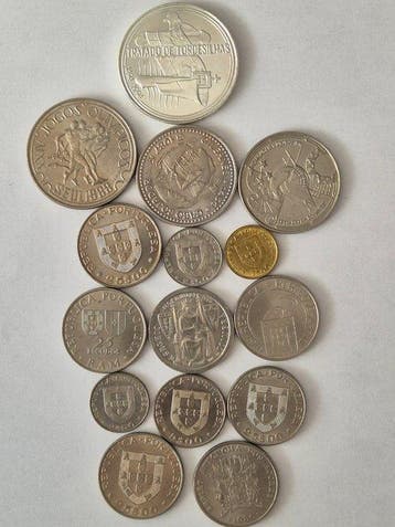 Portugal. Lote 15 moedas (Zonder minimumprijs)