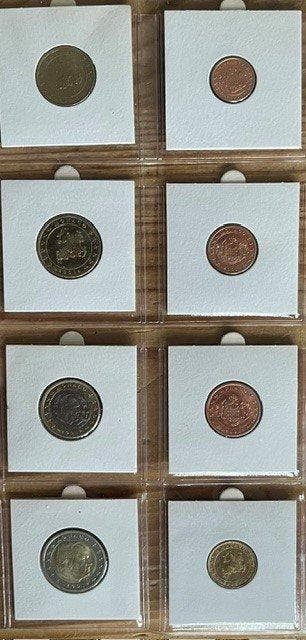 Monaco. Series 1 Cent - 2 Euro 2001 (Zonder minimumprijs)