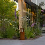 Tuinverlichting Modern Marina 30 Round Tuinlamp Corten, Overige materialen, Verzenden, Minder dan 50 watt, Staande lamp