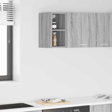 vidaXL Hangkast met opslag Grijs Sonoma 20 x 29,5 x 40 cm, Verzenden, Nieuw
