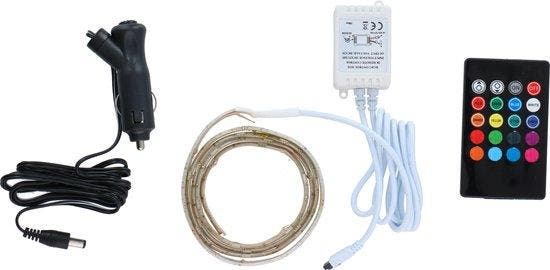 2dekans | Dunlop LED-Strip – 1 Meter – 30 LED’s – 16 Kleuren, Huis en Inrichting, Lampen | Overige, Ophalen of Verzenden