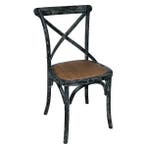 Stoelen | Rotan/Hout | Brown | Black Wash Frame | Indoor |, Verzenden, Nieuw in verpakking