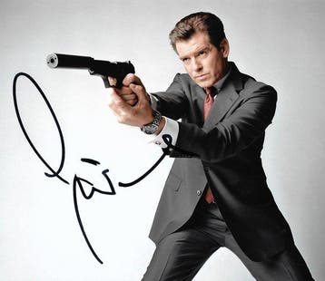 Pierce Brosnan - Autographed Photo Die Another Day James, Nieuw