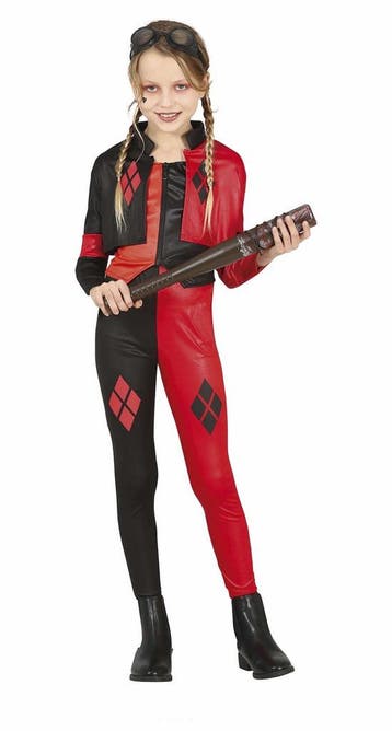 Suicide Squad Halloween Kostuum Meisje Rood, Verzenden, Nieuw