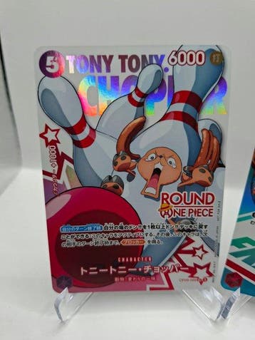 Bandai - 2 Card - One Piece Round 1 Franky and Chopper Promo, Nieuw