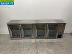 Gamko Bar Cooler en acier inoxydable 4 portes battantes en, Zakelijke goederen, Horeca | Keukenapparatuur, Verzenden, Nieuw in verpakking