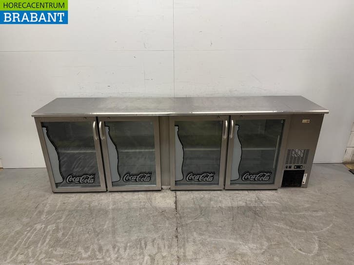 Gamko Bar Cooler en acier inoxydable 4 portes battantes en, Zakelijke goederen, Horeca | Keukenapparatuur, Verzenden