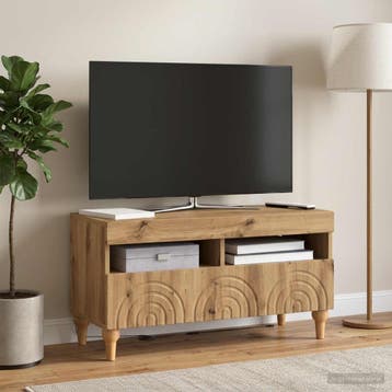 vidaXL LED tv-meubel ALKMAAR 81 x 35 x 43 cm Artisanaal, Verzenden