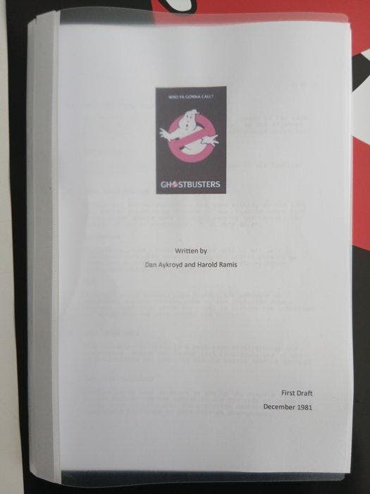 Script - ivan reitman - Ghostbusters 1 & 2 Full screenplay, Verzamelen, Film en Tv