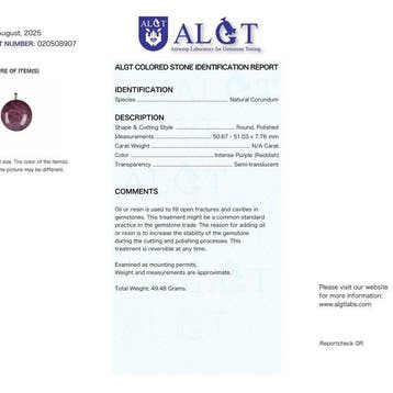 ALGT-gecertificeerd - Grote en meesterlijke natuurlijke