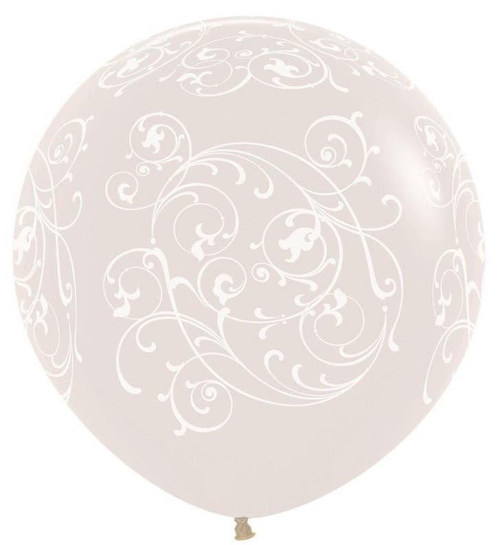Ballonnen Filigree Crystal Clear 91cm 2st, Hobby & Loisirs créatifs, Articles de fête, Envoi