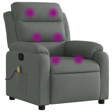 Massagestoel Grijs | -39% Retour Deal | Pak je kans, Eenpersoons, Verzenden, 75 tot 100 cm, Zo goed als nieuw