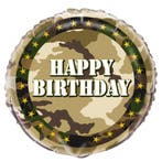 Helium Ballon Leger Happy Birthday 45cm leeg, Verzenden, Nieuw
