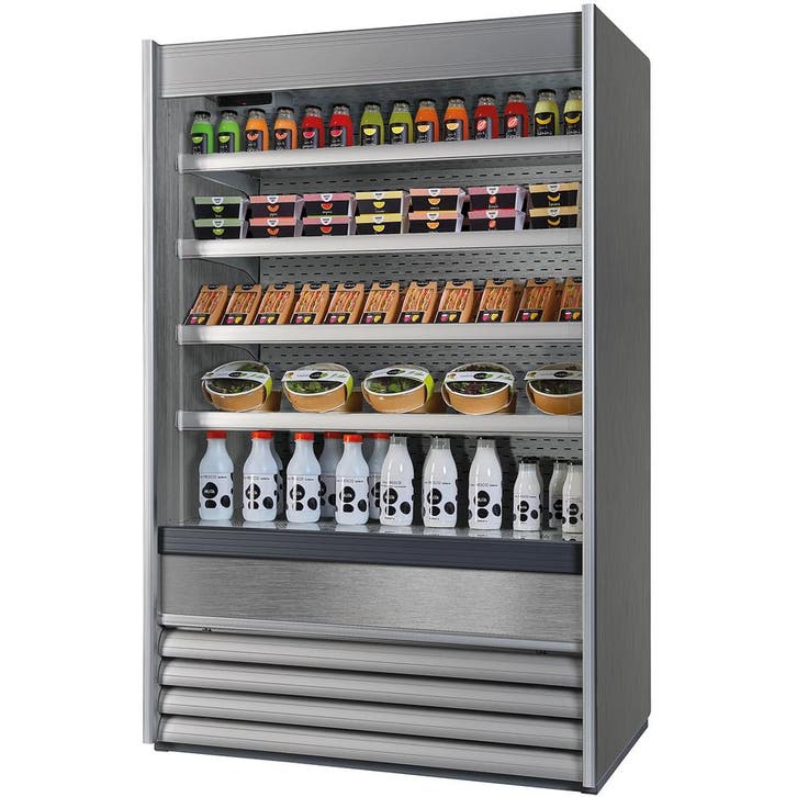 Wandkoeling | ALASKA | RVS | +3°C/+5°C | Geforceerd | Open, Articles professionnels, Horeca | Équipement de cuisine, Envoi