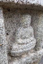 Stele van Amida Nyorai  (Amitbha) - Graniet - Japan -, Antiek en Kunst