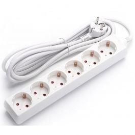 Aigi Synci Stekkerdoos Verlengsnoer 1.5m - 3680W, 6 Stopcont, Verzenden