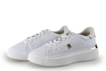 Tommy Hilfiger Sneakers in maat 37 Wit, Verzenden, Wit, Zo goed als nieuw, Sneakers