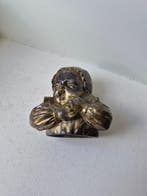 Sculpture, Lenfant au bonnet - 13 cm - Régule