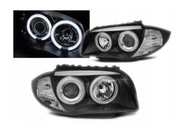 Koplamp units Angel Eyes CCFL Black geschikt voor BMW, Verzenden