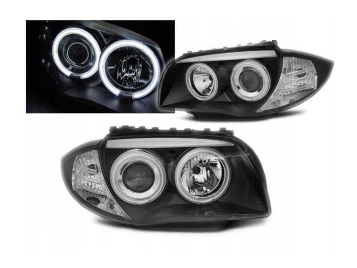 Koplamp units Angel Eyes CCFL Black geschikt voor BMW, Auto-onderdelen, Verlichting, Nieuw, BMW, Verzenden